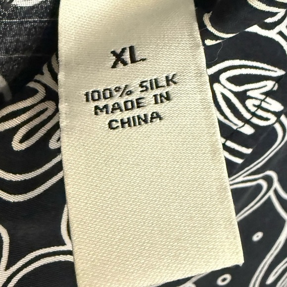 French Laundry 100% Silk Floral Shirt XL - Picture 4 of 5